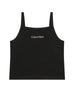 Calvin Klein Jeans canotta bambina con logo nero