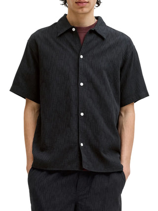 Jack&Jones camicia manica corta uomo nero