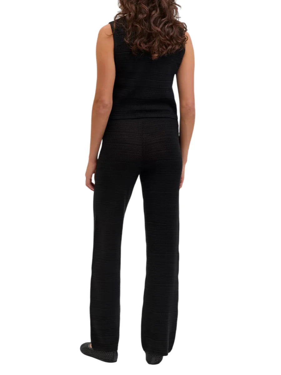 Jjxx pantaloni crochet donna flare nero