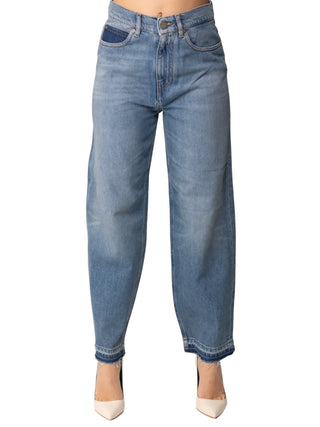 Pinko jeans donna egg Estelle lavaggio blu