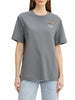 Pinko T-shirt manica corta con logo strass Strepitoso grigio