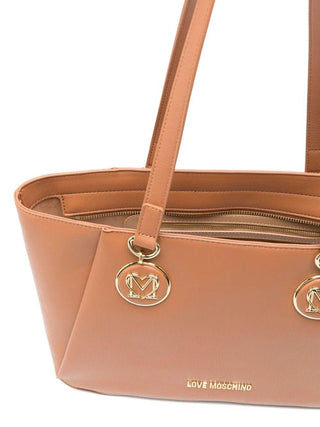 Love Moschino borsa a spalla in ecopelle martellata cuoio JC4371PP0N-KF0 200 MOSCHINO LOVE 