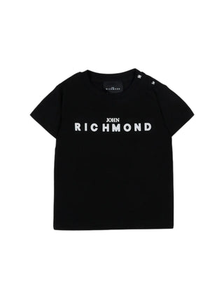 John Richmond T-shirt neonato manica corta nero