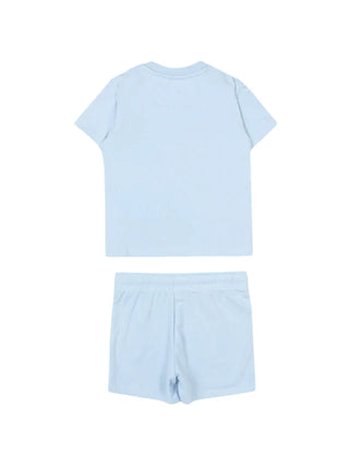 Calvin Klein Jeans completo estivo neonato T-shirt e shorts celeste