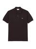 Lacoste polo manica corta 12.12 in piquè marrone