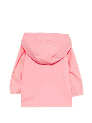 K-Way giubbino antivento neonata con cappuccio rosa