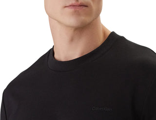 Calvin Klein T-shirt uomo maniche corte con logo nero