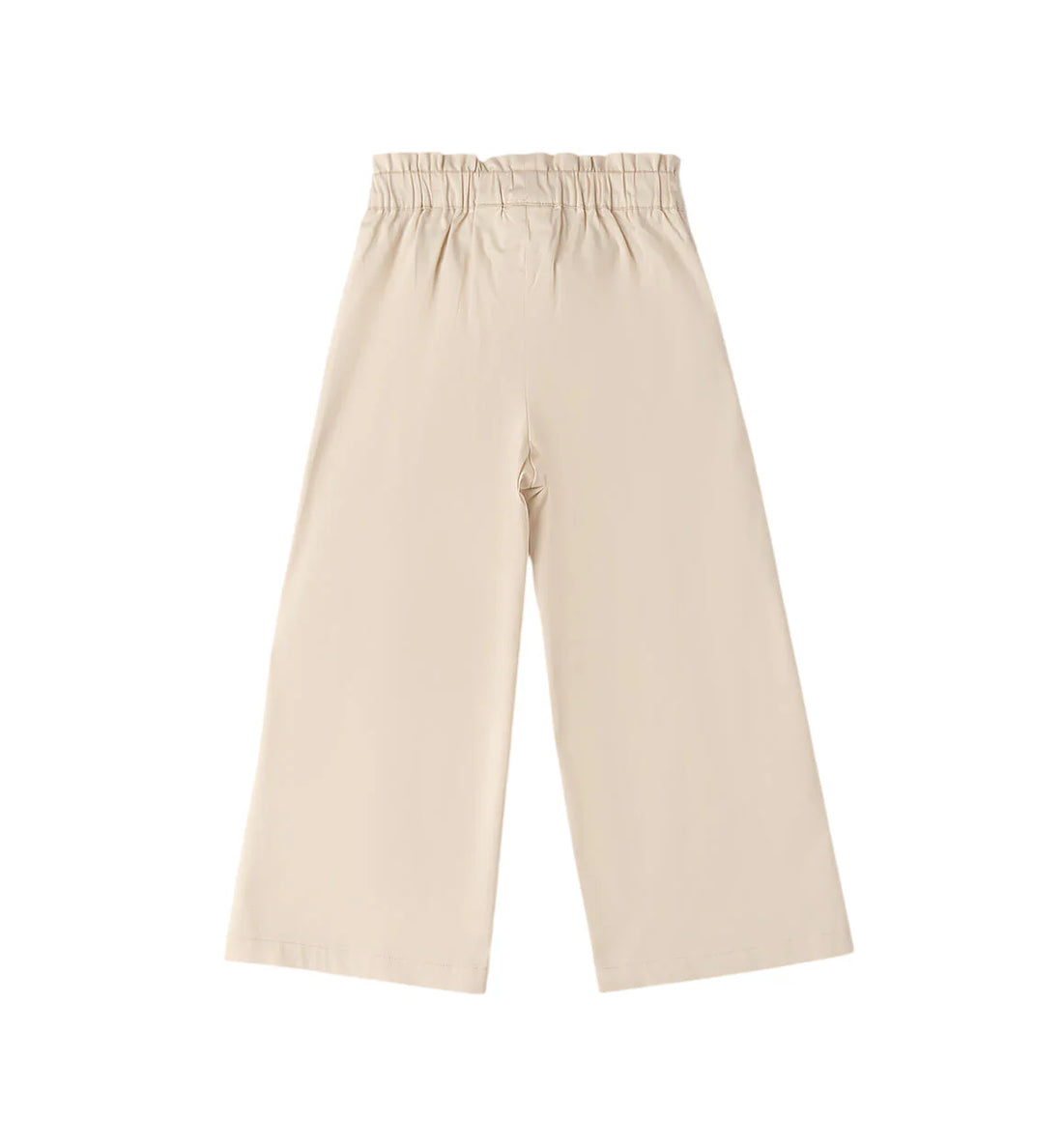 iDo pantaloni bambina wide leg con cintina beige