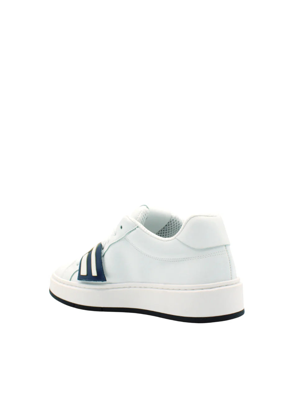 GCDS sneakers bambino in pelle con logo bianco