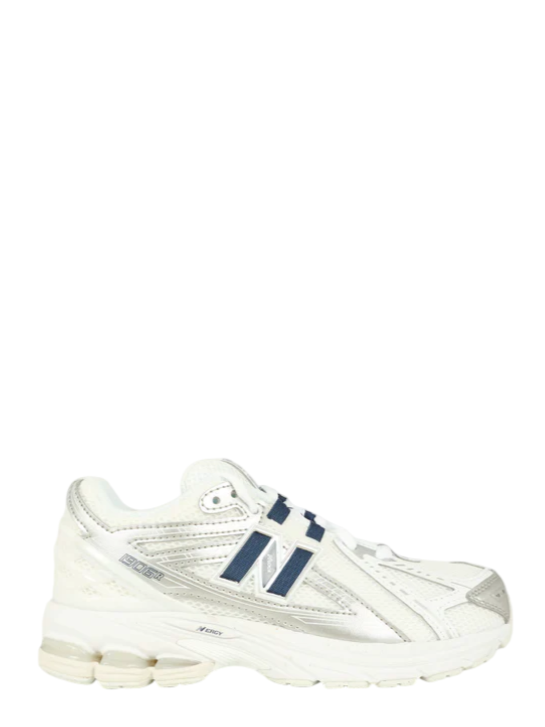 New Balance sneakers 1906 bambina in mesh bianco grigio