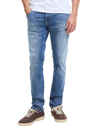 Jack&Jones jeans uomo slim lavaggio blu medio