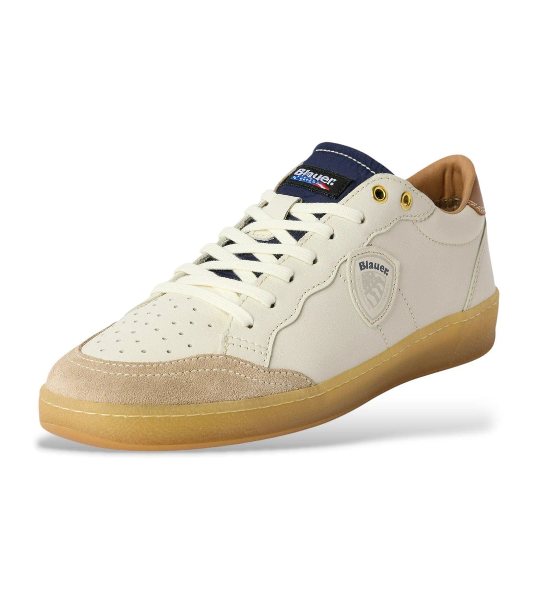 Blauer sneakers uomo Murray in pelle panna