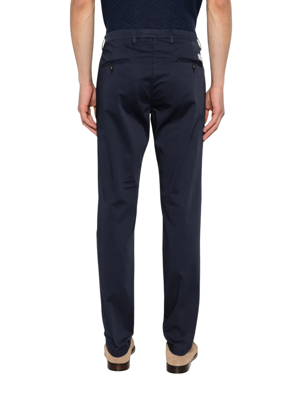Manuel Ritz pantaloni uomo skinny in cotone blu
