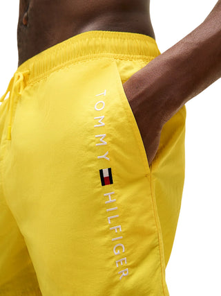 Tommy Hilfiger boxer mare uomo con logo giallo