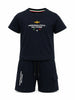 Aeronautica Militare completo estivo bambino T-shirt e shorts nero