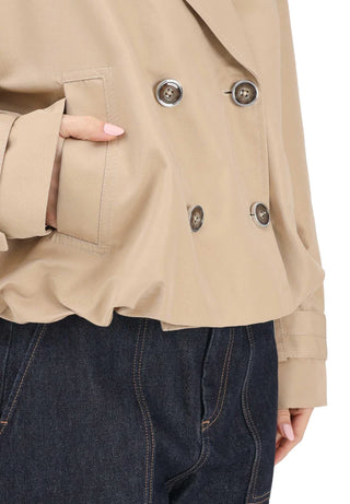 Pinko trench corto doppiopetto Triscia beige