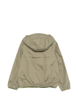 K-Way giubbino antivento leggero Jake reversibile verde