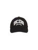 GCDS cappello con visiera unisex bambino con logo nero