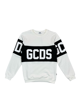 band logo crewneck B2JU1527BA2 BONE GCDS 