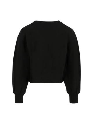 Moschino felpa bambina con orsetto nero HDF06E-LDA14 60100 MOSCHINO