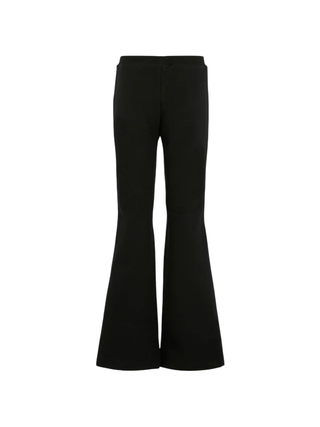Moschino pantaloni bambina a zampetta nero HCP050-LDA14 60100 MOSCHINO