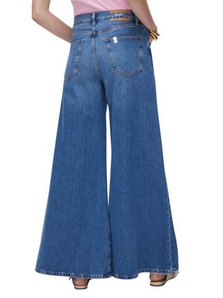 Liu Jo jeans super flare vita alta lavaggio blu