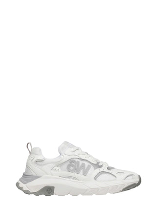 W6yz sneakers uomo Mark in ecopelle e mesh bianco