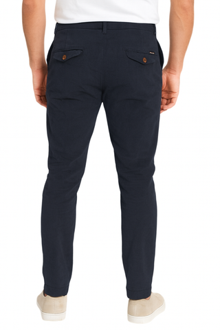 Rar pantaloni uomo in velluto slim blu LUCA-126037 NAVY RAR