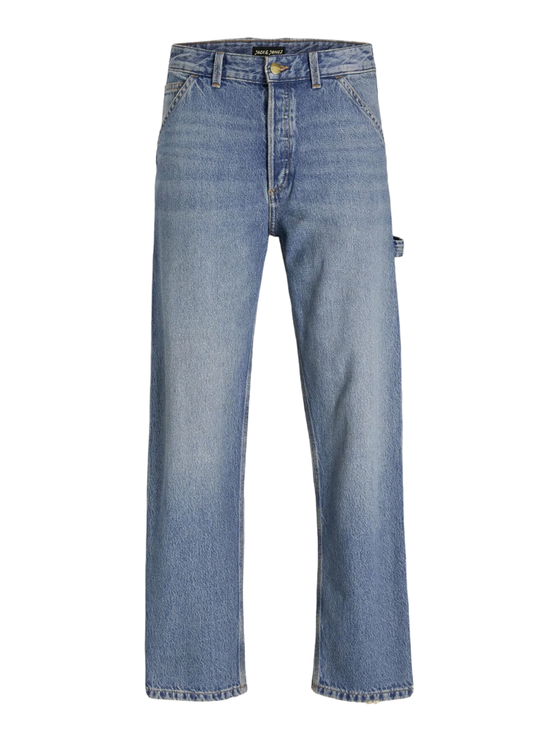 Jack&Jones jeans Ieddie vita alta lavaggio blu