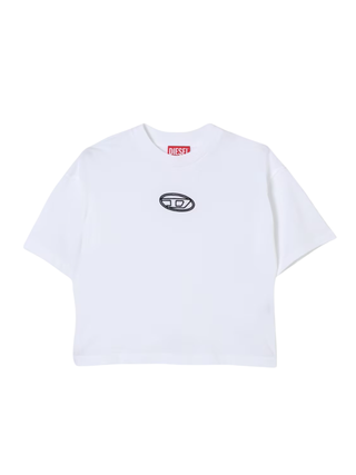 Diesel T-shirt Tixan manica corta bianco