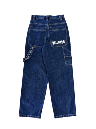 Disclaimer jeans uomo gamba larga lavaggio lavaggio blu 55146 BLUE DENIM DISCLAIMER