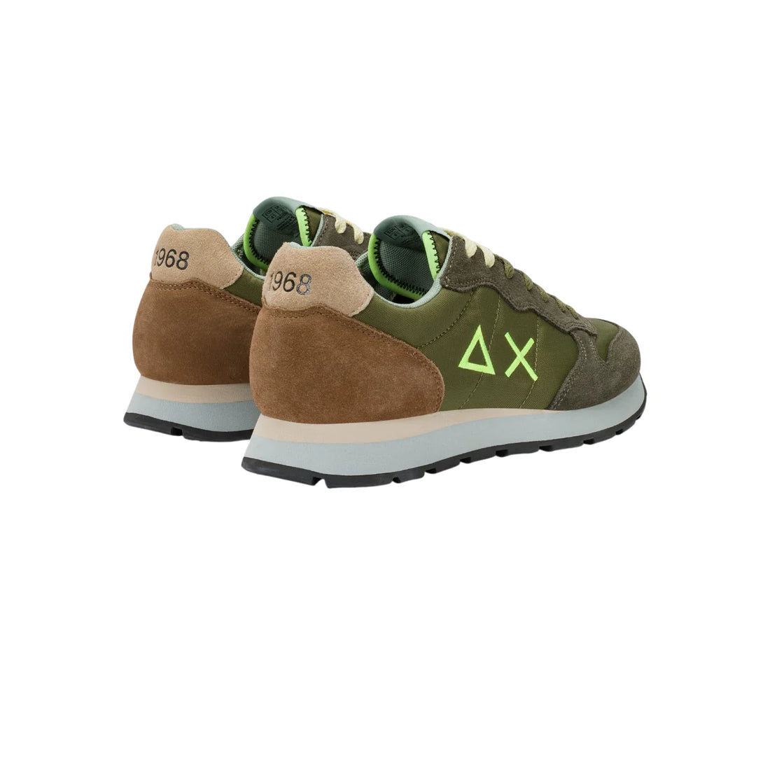 Sun68 sneakers uomo Tom Multicolor verde militare