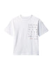 Calvin Klein Jeans T-shirt bambino manica corta stampa logo bianco