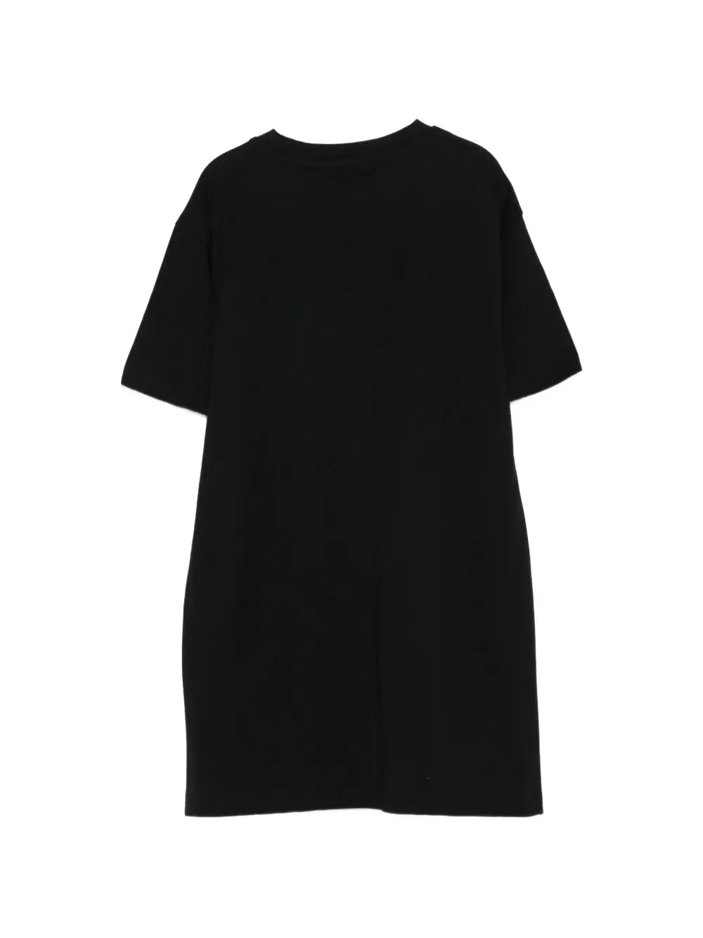 John Richmond abito bambina in jersey con logo gioiello nero