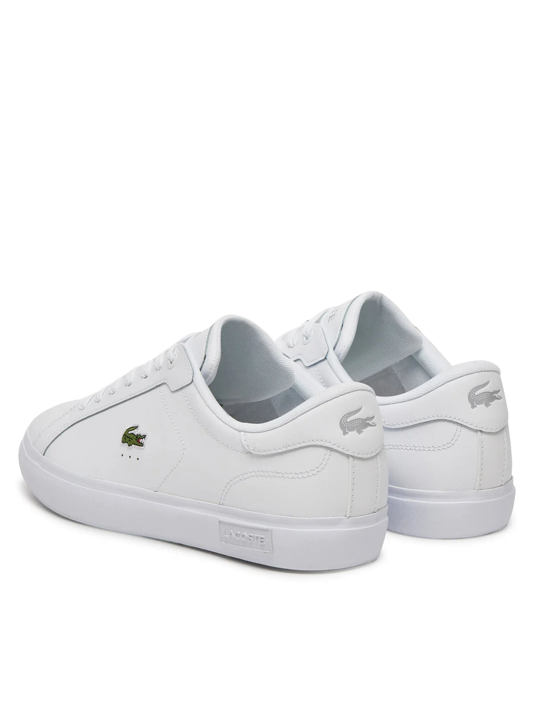 Lacoste sneakers uomo Powercourt in pelle bianco