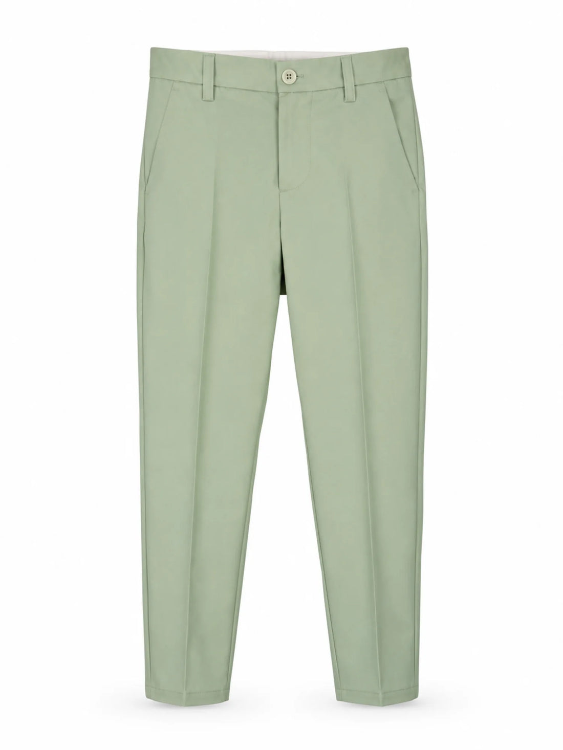 Emanuel Pris pantaloni bambino slim verde salvia