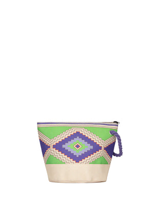 Me Fui pochette donna in fantasia verde viola MA26-SW0010 X40 ME FUI