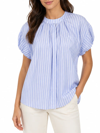 Jc Sophie camicia a righe donna Leonie celeste