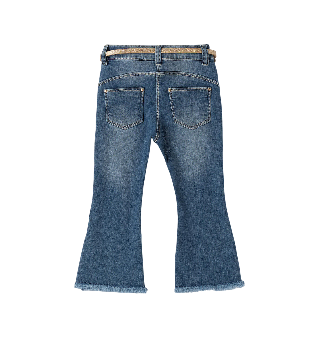 iDo jeans flare bambina lavaggio blu