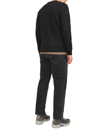 JACK&JONES Felpa Uomo NERO 12181903 BLACK JACK&JONES