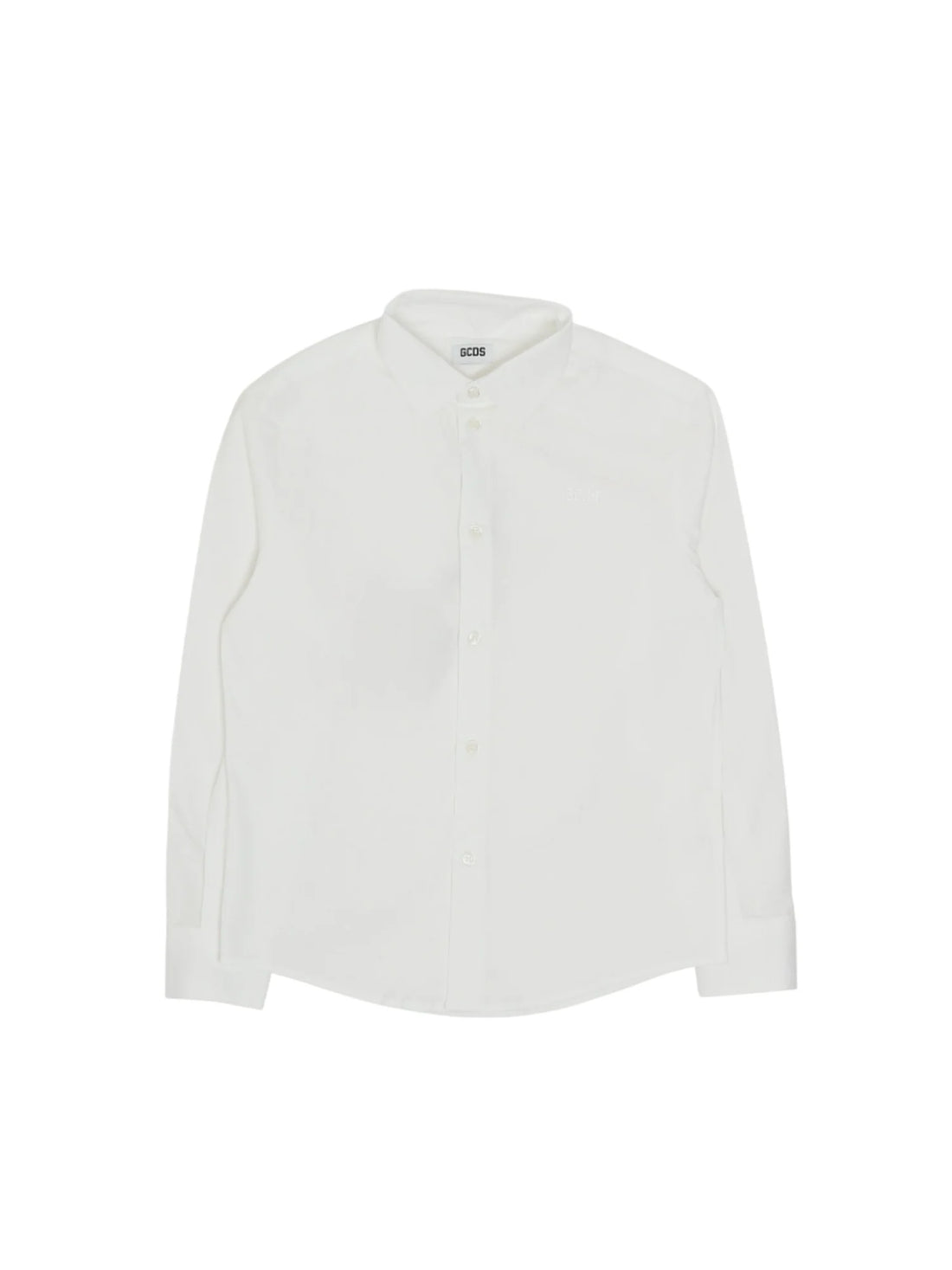 Gcds camicia bambino manica lunga bianco