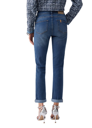 Liu Jo jeans skinny Monroe donna lavaggio blu