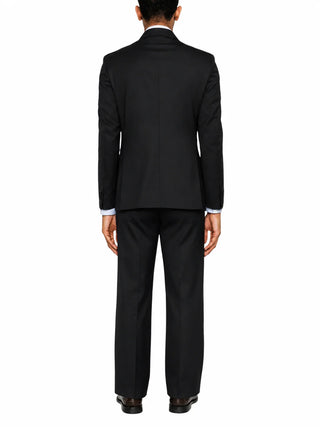 Manuel Ritz abito uomo giacca doppiopetto e pantaloni nero 4030A3398-263090 99 MANUEL RITZ