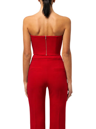 Silence top crop bustier Heart rosso NP1019KEY STRAWBERRY SILENCE