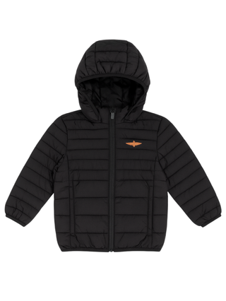 Aeronautica Militare giubbino imbottito bambino con cappuccio nero 252AB0001A N01 AERONAUTICA MILITARE