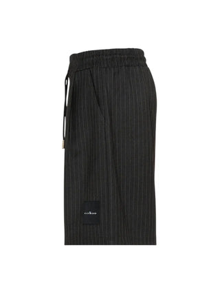 John Richmond bermuda bambino Krishi gessati grigio