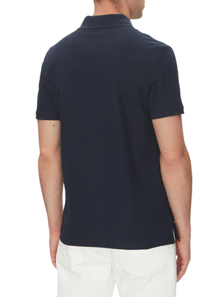 Calvin Klein polo in piquè uomo manica corta blu