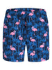 Jack&Jones boxer mare uomo con stampe fenicotteri blu rosa