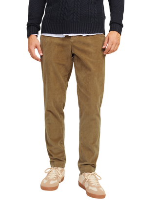 Jack&Jones pantaloni in velluto a costine verde