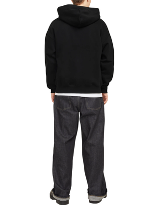 Jack&Jones felpa con cappuccio Urban nero